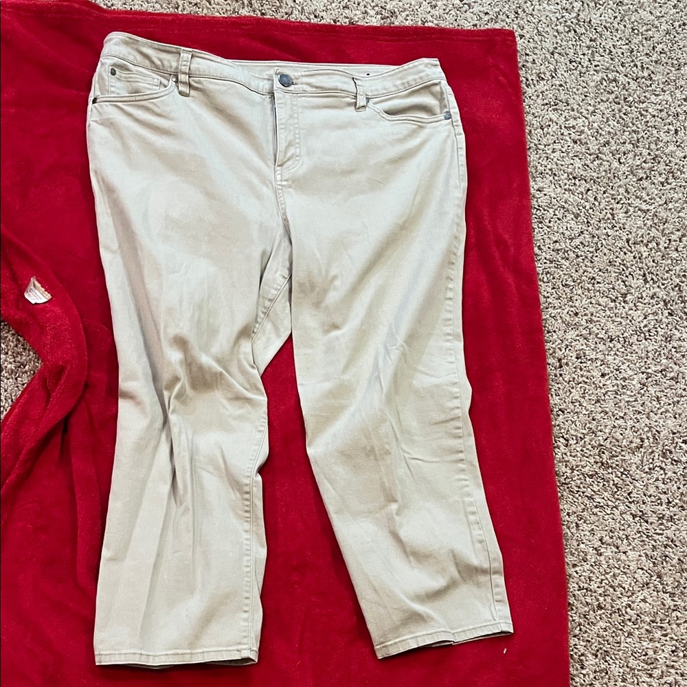 Style & Co. Women's Tan Ankle Jeans